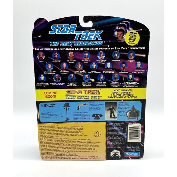 Vintage Star Trek Next Generation Captain Picard as Dixon Hill Playmates 1994 - Picture 5 of 7